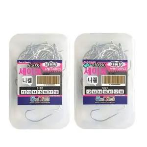 낚시 BP05CM53 바늘 훅 등침 바다 낚시 원투 자작 채비 100pcs