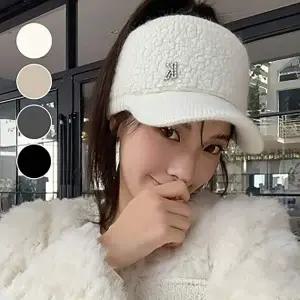 뽀글이 BH31LY34 니트선캡 여성골프자 골프자 겨울골프자 골프캡 니트캡