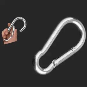 8개 UG33IA18 카라비너 10mm 등산비너 텐트비너