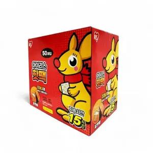 아이리스 DW34IZ02 휴대용 포켓 핫팩 손난로 대용량 100gX50개