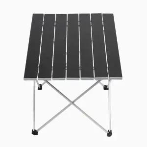 롤 AF73OI57 테이블 56x41 블랙 접이식캠핑테이블 차박캠핑