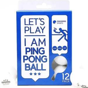 플라스틱 OX62OM67 탁구공 탁구볼 핑퐁볼 스포츠용품 흰색 12개