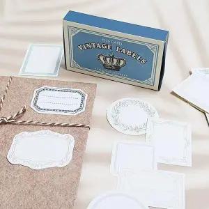 메시지 IX87UB97 빈티지 스티커 라벨