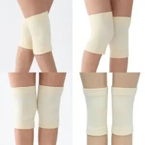 보온 무릎 보호대 2p세트 M 크림 무릎밴드 무릅밴드