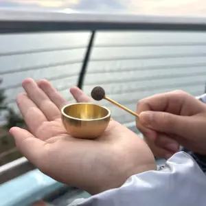 미니 싱잉볼 수업 명상 집중신자선물 불교장식품 인테리어 종교 소품 촬영 싱잉봉 씽잉볼 명상볼