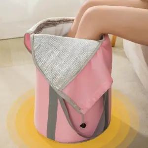 (색상 색상/블루)풋워시 접이식 족욕기 대형 각탕기 습식족욕기 풋케어