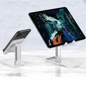 탁상용 휴대폰 거치대 접이식 스마트폰 거치대 알루미늄 각도 조절