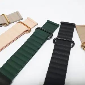 갤럭시워치7 스트랩 반버튼 자석식 가죽밴드 시계줄끈 트랩 폰줄 폰스 시계 워치