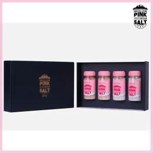 히말라야 핑크소금 선물세트10호 4P 400g X4개입돌잔치답례품 칠순 사은품 판촉물 단체 교회 김장용 기프트