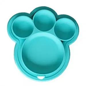 우쭈쭈 강아지식기 파우 실리콘 식기 (민트)