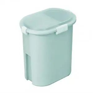 모모 강아지 사료 보관통 밀폐형 사료통 (민트)