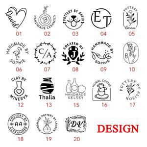 도자기 디자인용 맞춤 점토 스탬프, 비누 도예가를 위한 선물, 폴리머