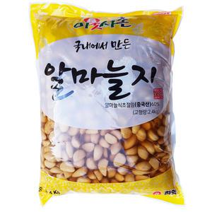 한영식품 한영 알마늘지 4Kg 깐마늘 장아찌 이강산닷컴