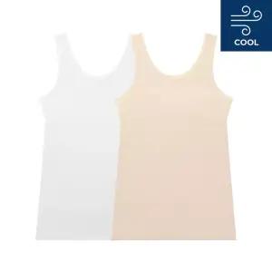 수아팜 [정상가 41800원] 주니어 메쉬 런닝브라 2매 아이보리스킨