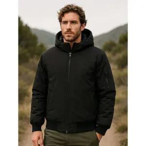 [아웃도어스/마운티아]남성 볼패딩 점퍼 다크차콜 (모자 탈부착)_1MQJKW2002