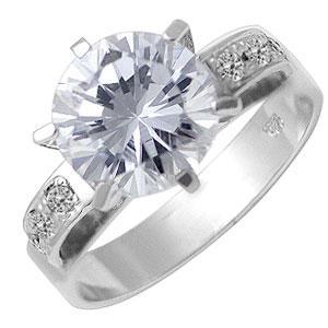 아이스크림 반지 실버반지 큐빅 기념일 선물 프로포즈 엄마선물 생일 와이프 빅사이즈 다이아몬드 큐빅1833