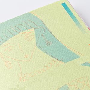 칼라 머메이드지 178gsm - A1 - 10 매 (84x59.4cm 펠트엠보싱지) + DS