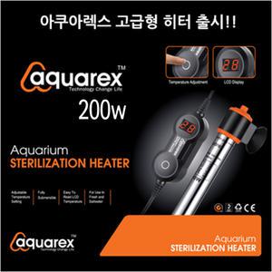 아쿠아렉스 살균 외부조절 히터 200w 열대어 거북이