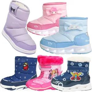 유아 아동 부츠 키즈 여아 방한화 패딩 방한 부츠 시나모롤 산리오