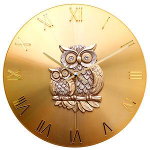 황금부엉이 로마 벽시계 무소음 인테리어 벽걸이시계 개업 집들이선물