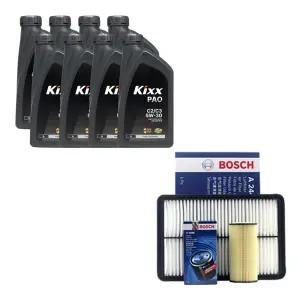 스포티지R 디젤 엔진오일 킥스 파오 5W30 8리터 보쉬 오일필터 에어필터 PAO