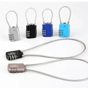 3다이얼 와이어 자물쇠 버튼식열림 비밀번호 자물통