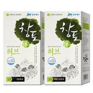 창포 휴 허브 오래가는 순한염색 진한흑색 80g 1호