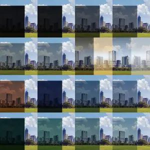 창문썬팅지 17종 자외선차단 열차단 칼라유리 은반사 금반사 암막필름 암실시트지 유리시트지 밀대선물