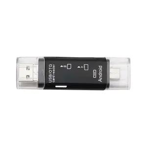 Coms USB 3.1(Type C) 카드리더기 TB108/3 in 1/TF/SD