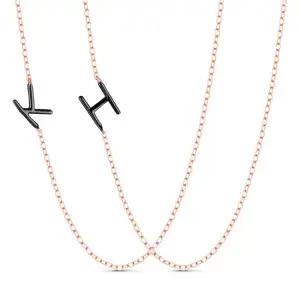 14k 이니셜 타투 목걸이