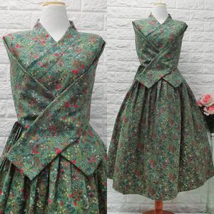 피오나 철릭 원피스 (44-88사이즈) 생활한복 개량 빅사이즈