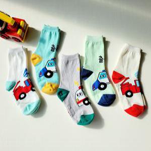 사이렌 5종세트 데일리 아동양말 어린이집 초등학생 주니어 형제룩 소방차양말