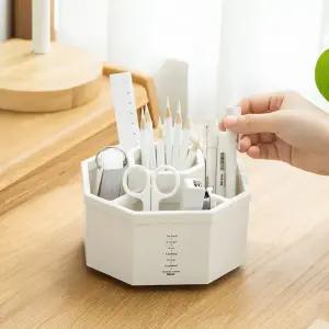 연필꽂이 다용도정리함 오거나이저 회전 멀티홀더
