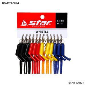 스타스포츠 호각(줄포함) 12개입 XH231 호루라기 휘슬