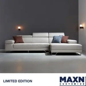 카르멘 4인용 카우치형 이태리 통가죽 소파 ITALY 천연소가죽 쇼파