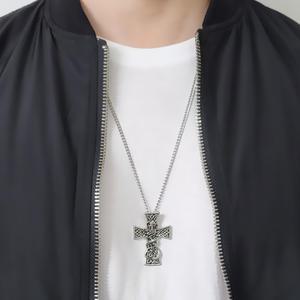 N096 남녀공용목걸이 남성 롱체인 힙합 메탈 실버 골드러쉬 70cm GOLDRUSH