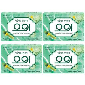 크리오 오이비누 90g X 4개입 화장 미용 비누