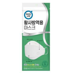깨끗한나라 황사방역용 마스크 KF94 대형 3개입 1팩