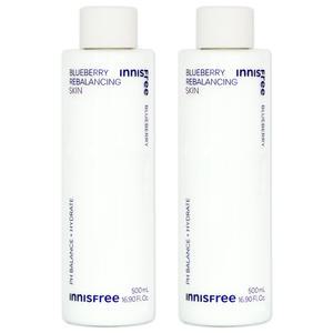 2개/이니스프리 블루베리 리밸런싱 스킨 500ml 대용량