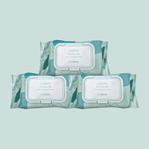 더샘 가든 플레져 시카 클렌징 티슈 100매입X3개 간단클렌징