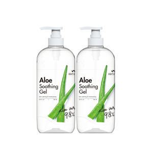 꽃을든남자 수분이 꽉 차 더 촉촉한 캘리포니아 알로에 수딩젤 2개