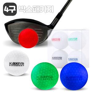 [KAXIYA] 카시야 발광 LED 골프공 4구 박스패키지