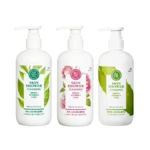 꽃을든남자 스킨샤워 클렌징 500ml / 녹차, 로즈, 알로에 택 1