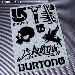 1159 BURTON CUTTING SET  버튼 커팅세트 스노우보드 헬멧 유어프리스타일  카스티커 자동차스티커
