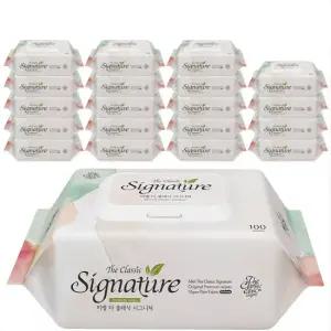 미엘 물티슈 시그니처 캡형 100매 20팩