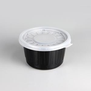 PS 국물컵 AJ 105파이 중 검정 용기 뚜껑 1000개 세트