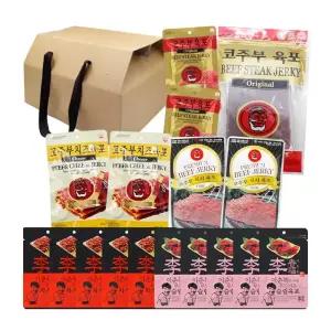 코주부 육포 실속 17종 선물세트 [664g]