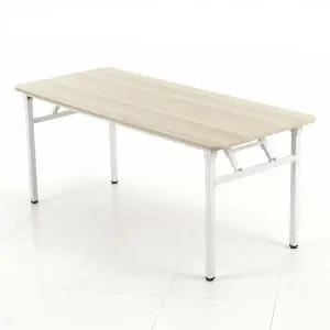 [나인홈가구]다용도 사무용 밀키 절탁자 접이식 테이블 1500x600