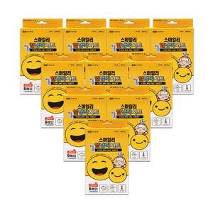 스마일리 열냉각시트 어린이 성인겸용 국산 해열시트 6매입 10개  (유통기한: 26년 11월)