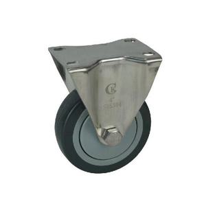 바퀴 경량 스텐 304 4인치 고정형 캐스터 공장 식당 대차 카트 구르마 운반 스텐 베어링 장착